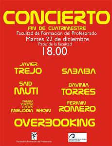 Cartel del concierto