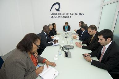 Otra instantánea de la visita
