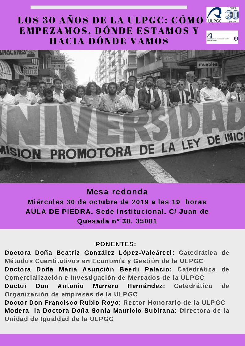Cartel de la actividad