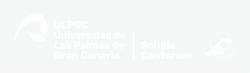 Versión horizontal blanco del logo de la Formación Cultural Coro Schola Cantorum