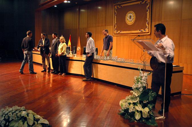 Imagen del acto de entrega de trofeos
