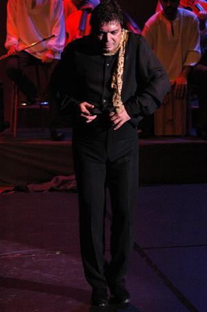 Antonio Canales durante el estreno de su espectáculo Los Grandes del Flamenco