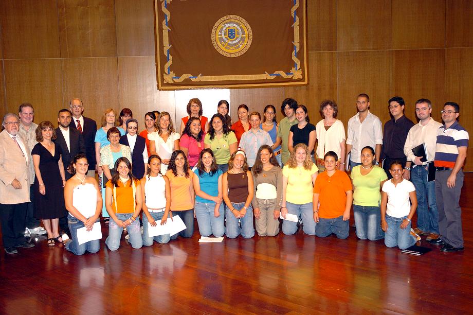 Alumnos y profesores del curso