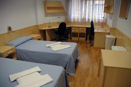 Una de las habitaciones de la Residencia Universitaria de Las Palmas