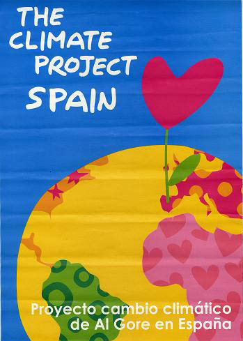Cartel del proyecto liderado por Al Gore