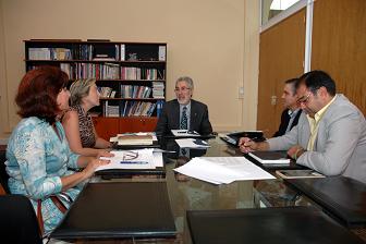 Otra instantánea de la reunión del Rector con los profesores de la ULPGC