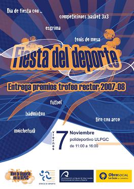 Cartel de la Fiesta del Deporte