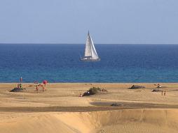 Entre los objetivos del máster, destaca la formación de responsables del desarrollo turístico a favor de un turismo sostenible. IMAGEN: Dunas de Maspalomas (AUTOR: Pedro Pérez)