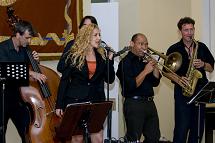 La formación jazzística Rag Time, durante su actuación