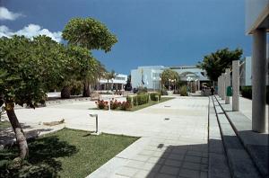 Imagen del patio del Edificio de Ingenierías de la ULPGC