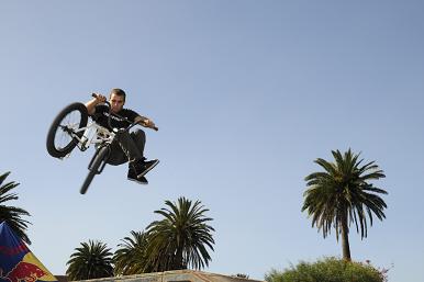 Instantánea de la exhibición de BMX