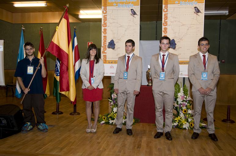 Imagen del equipo español participante en las Olimpiadas