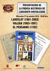 Cartel de la presentación de las nuevas publicaciones en JABLE