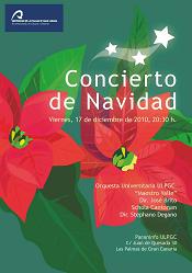 Cartel del Concierto de Navidad