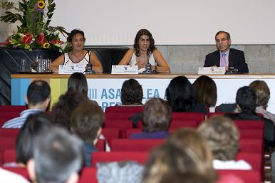 Imagen del acto de clausura, que estuvo presidido por la Vicerrectora de Calidad e Innovación Educativa, Raquel Espino