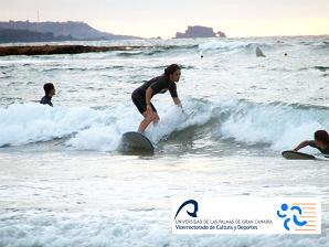 Imagen cedida por la Escuela de Surf de la ULPGC