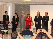La delegación de la ULPGC visitó a los estudiantes del máster