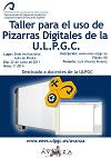 Cartel del curso sobre la pizarra digital