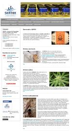 Captura de la pantalla de la nueva web del Servicio de Toxicología