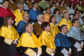 Imagen de archivo del cortejo académico de Doctores de la ULPGC