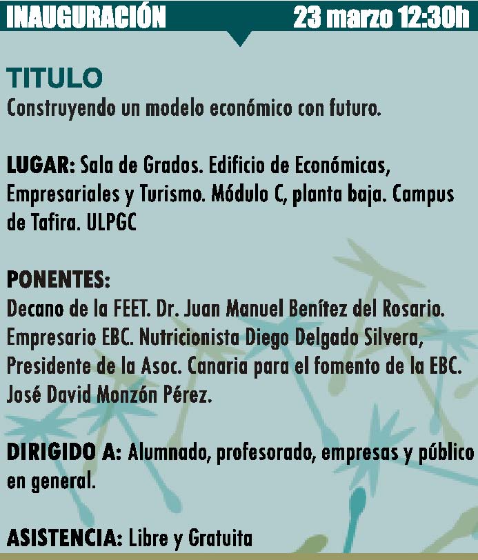 Cartel de la inauguración
