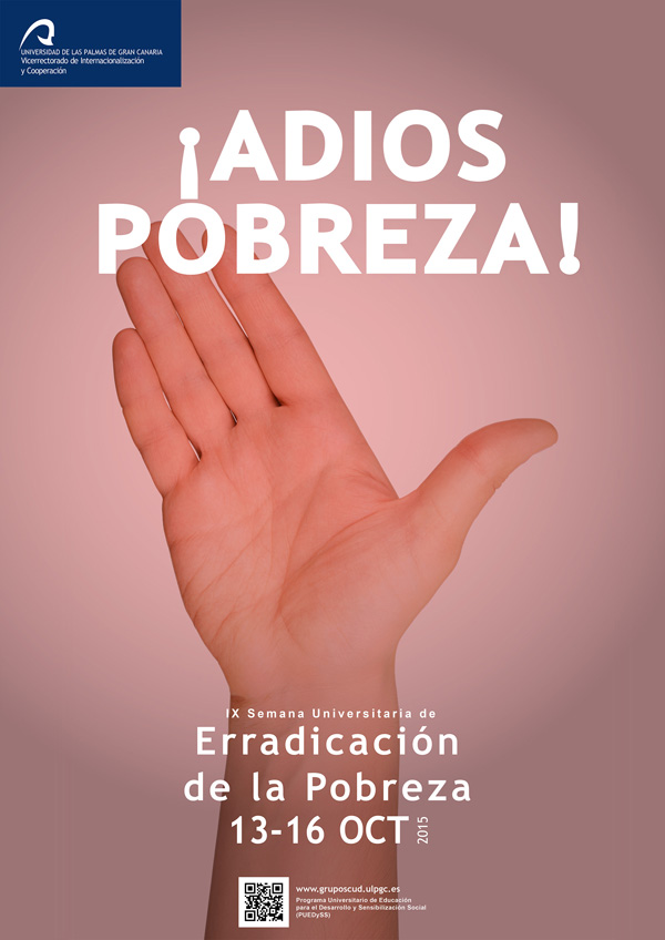 Cartel de la Semana Universitaria para la Erradicación de la Pobreza