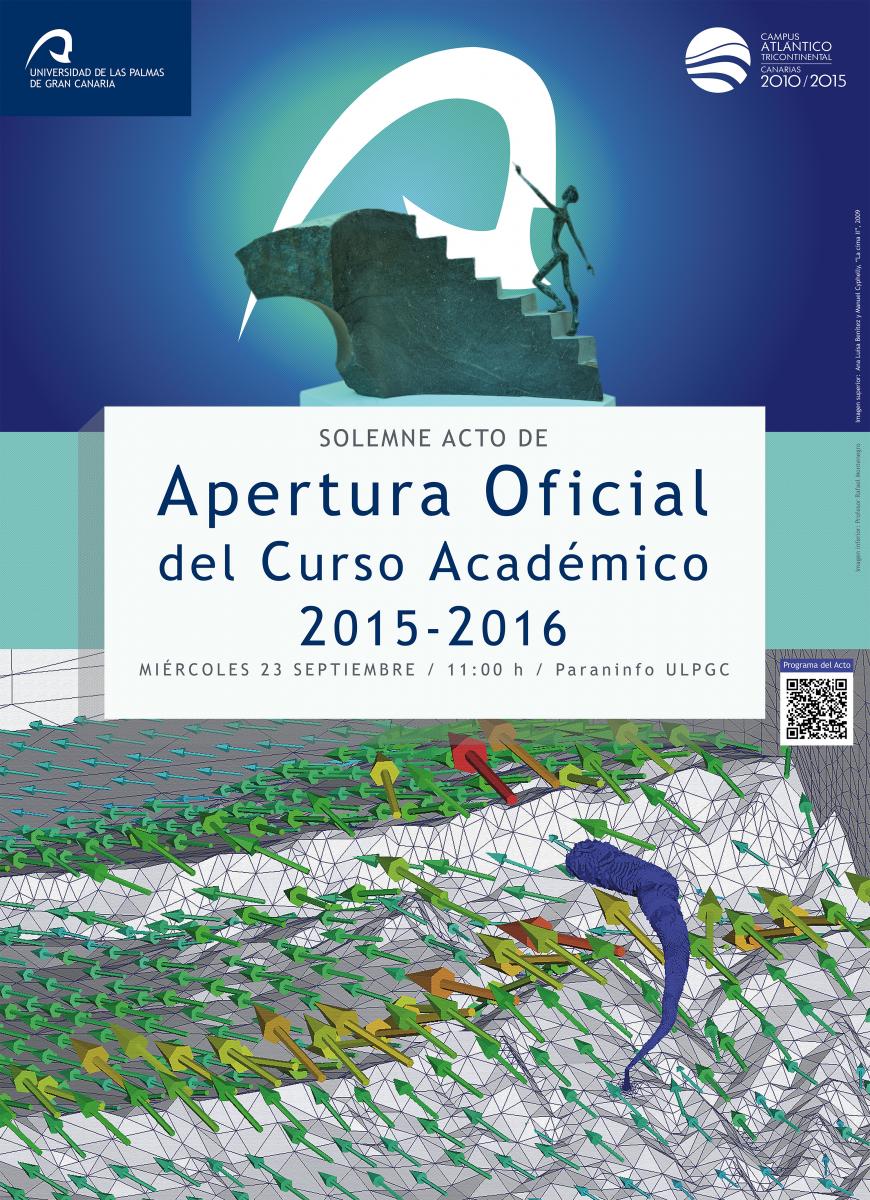 Cartel del Acto Académico de Apertura del Curso