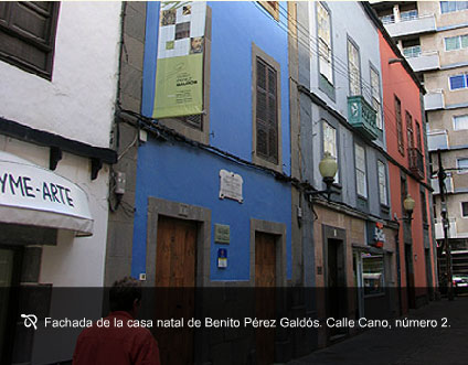 Fachada de la Casa-Museo Pérez Galdós