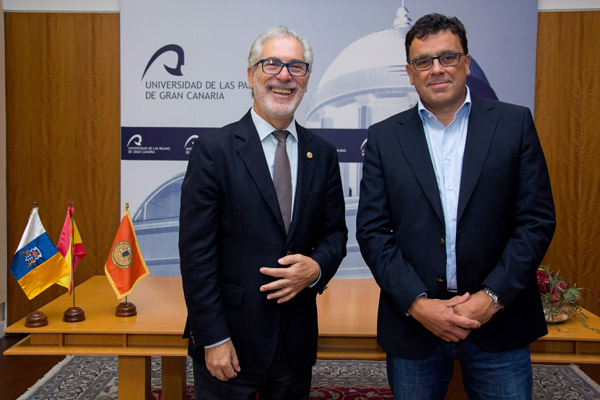 El Rector José Regidor y el nuevo Director del ACIISI