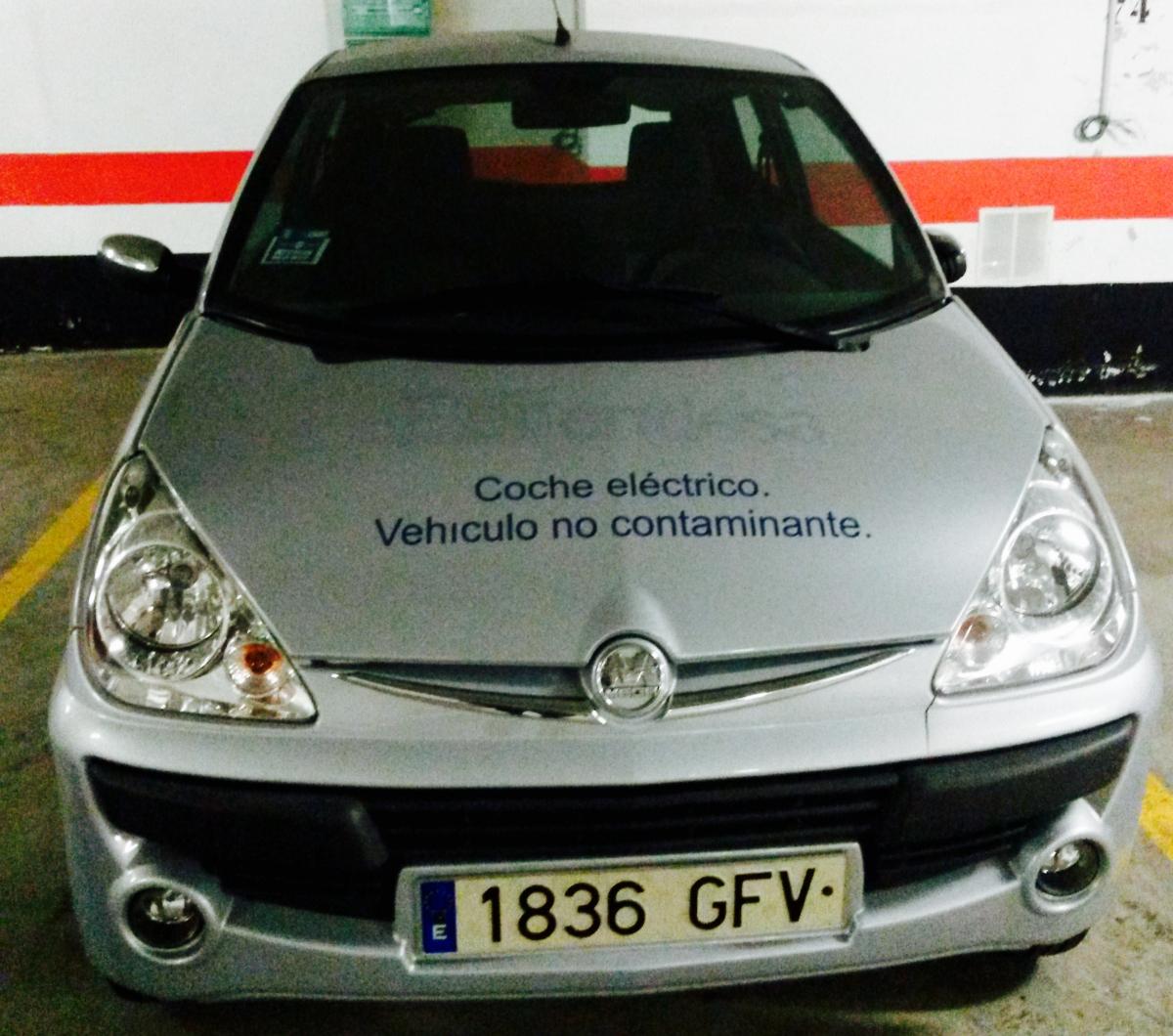 Imagen del coche eléctrico donado