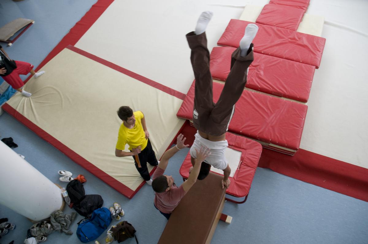 Imagen de archivo de actividad física en las Instalaciones Deportivas del Campus de Tafira