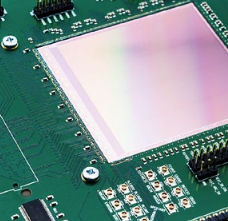 Imagen de un chip electrónico. IUMA ULPGC