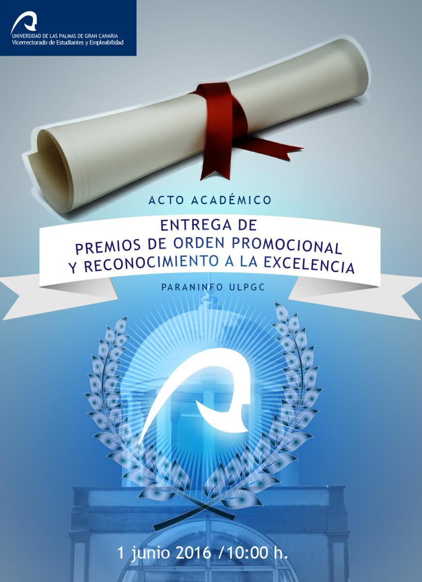 Cartel del acto académico