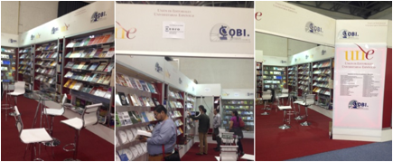 Imágenes del stand de la UNE en la FIL 2016
