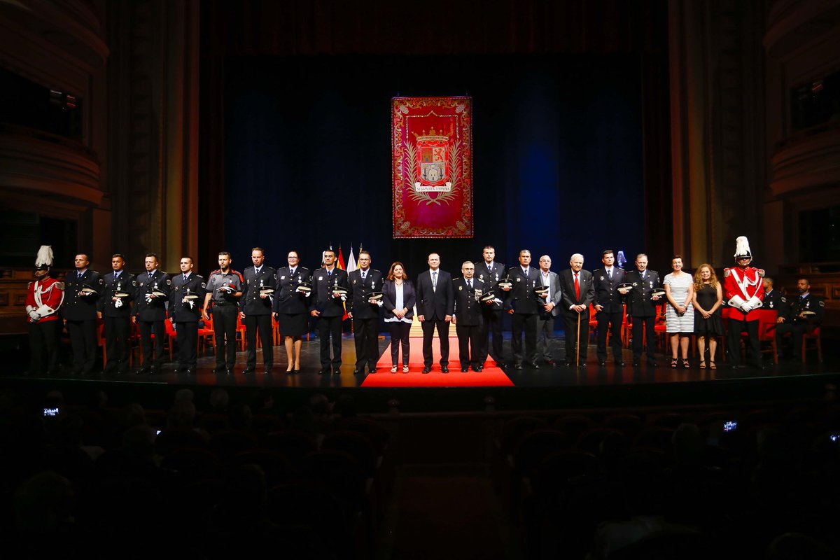Imagen del acto de reconocimientos de la Policía Local de Las Palmas de Gran Canaria