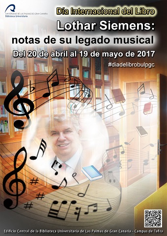 Cartel de la exposición homenaje a Lothar Siemens Cartel de la exposición homenaje a Lothar Siemens