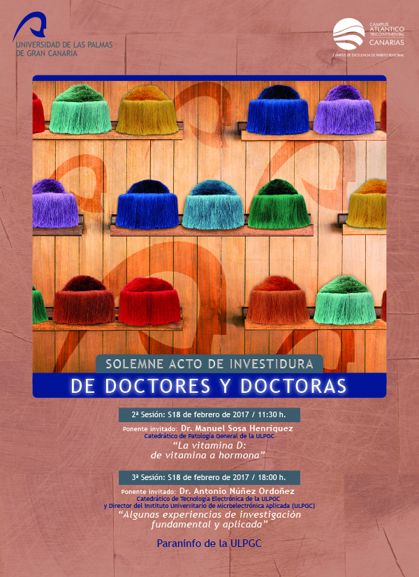 Cartel del Acto Académico