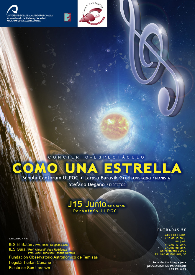 Cartel del concierto