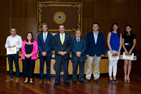 Foto de familia de los Premios a las Mejores Calificaciones de Acceso