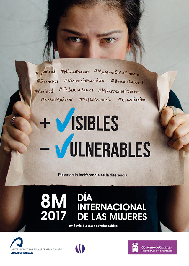 Cartel con motivo del Día Internacional de la Mujer