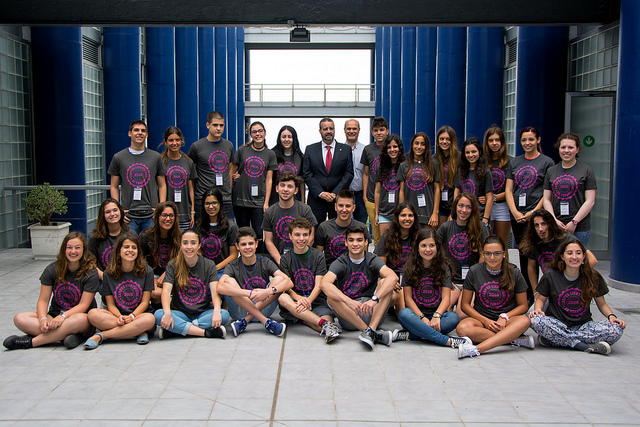 Foto de archivo de los participantes del Campus Científico de Verano en la ULPGC