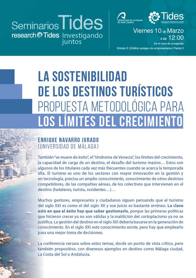 Cartel de la charla