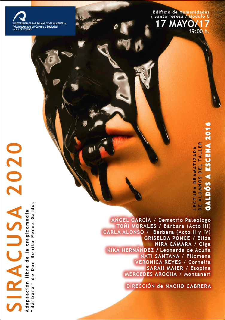 Cartel de la actividad del Aula de Teatro de la ULPGC