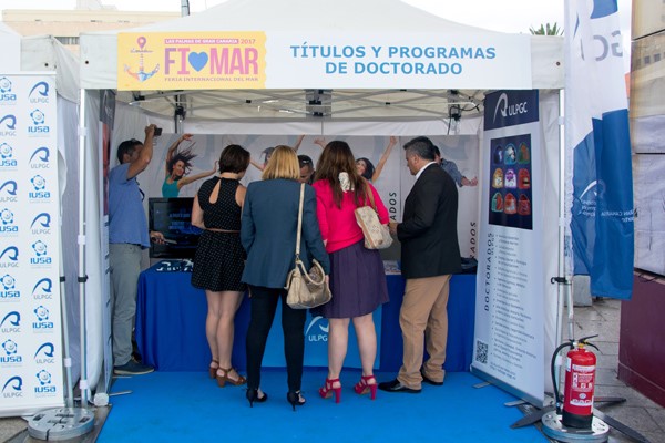 Imagen del stand de la ULPGC en FIMAR