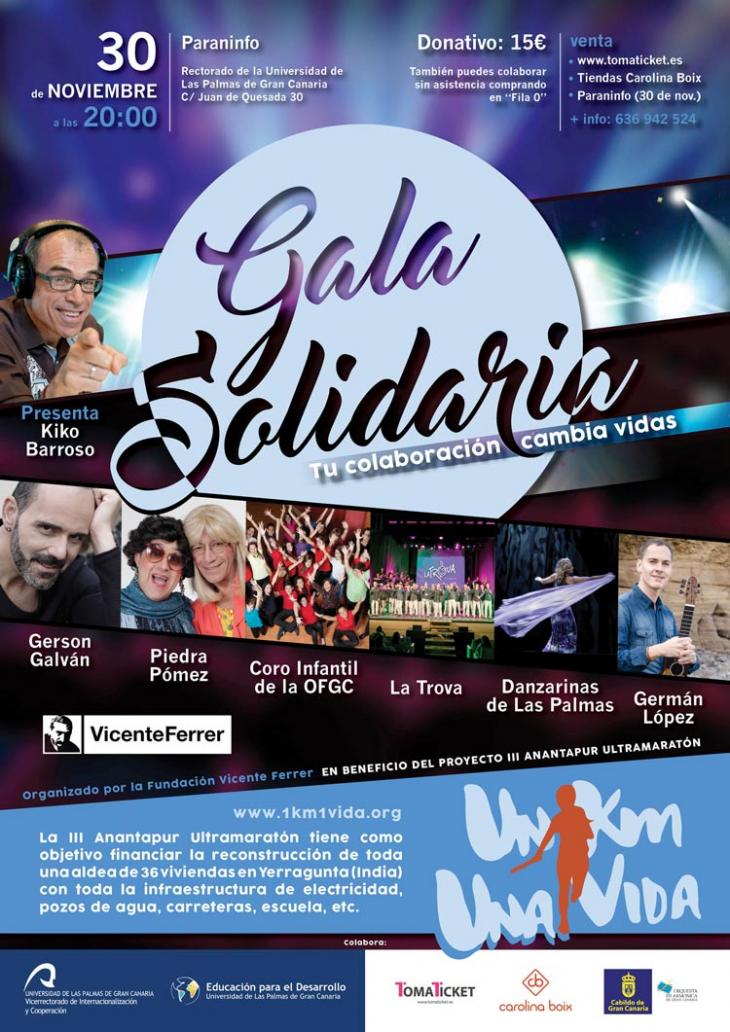 Cartel de la Gala Solidaria