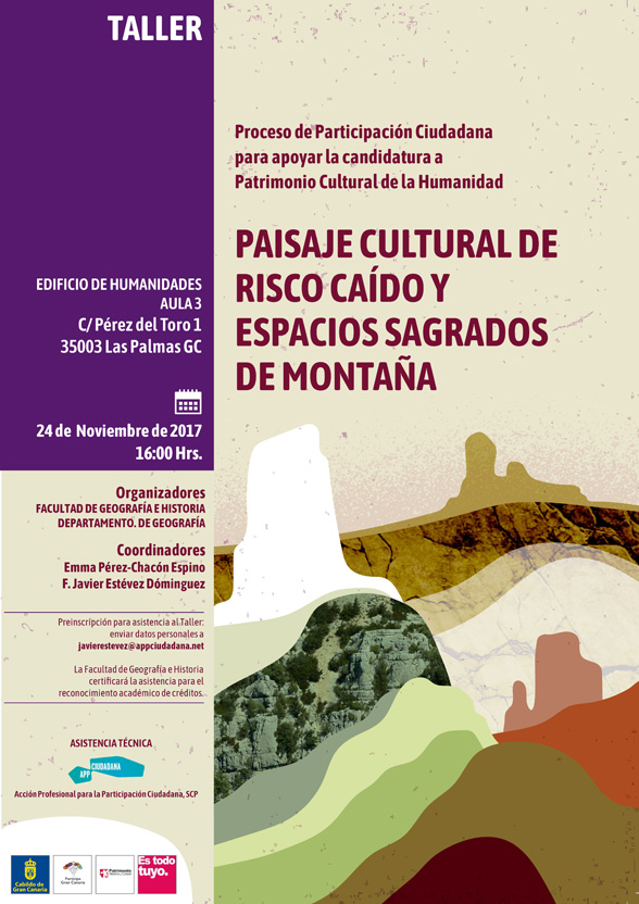 Cartel del taller