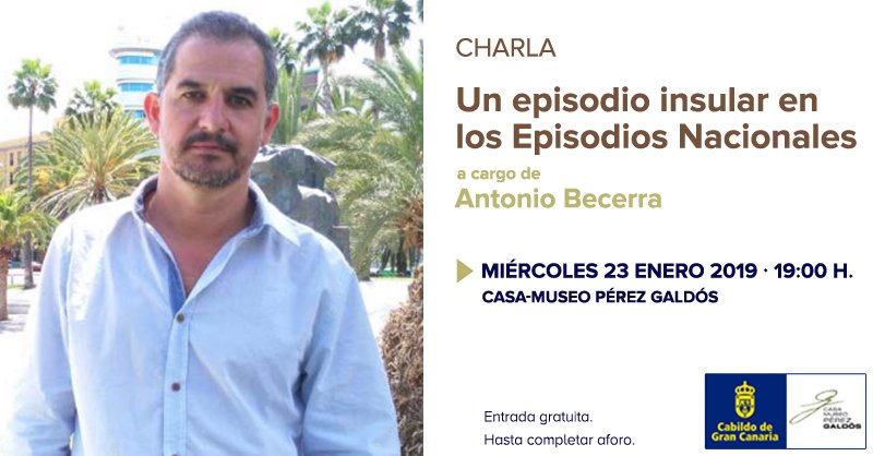 Charla del profesor Antonio Becerra sobre 'Un episodio insular en los