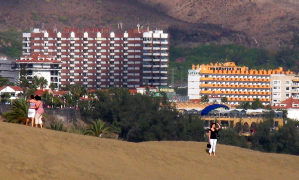 Imagen de la zona turística de Playa del Inglés