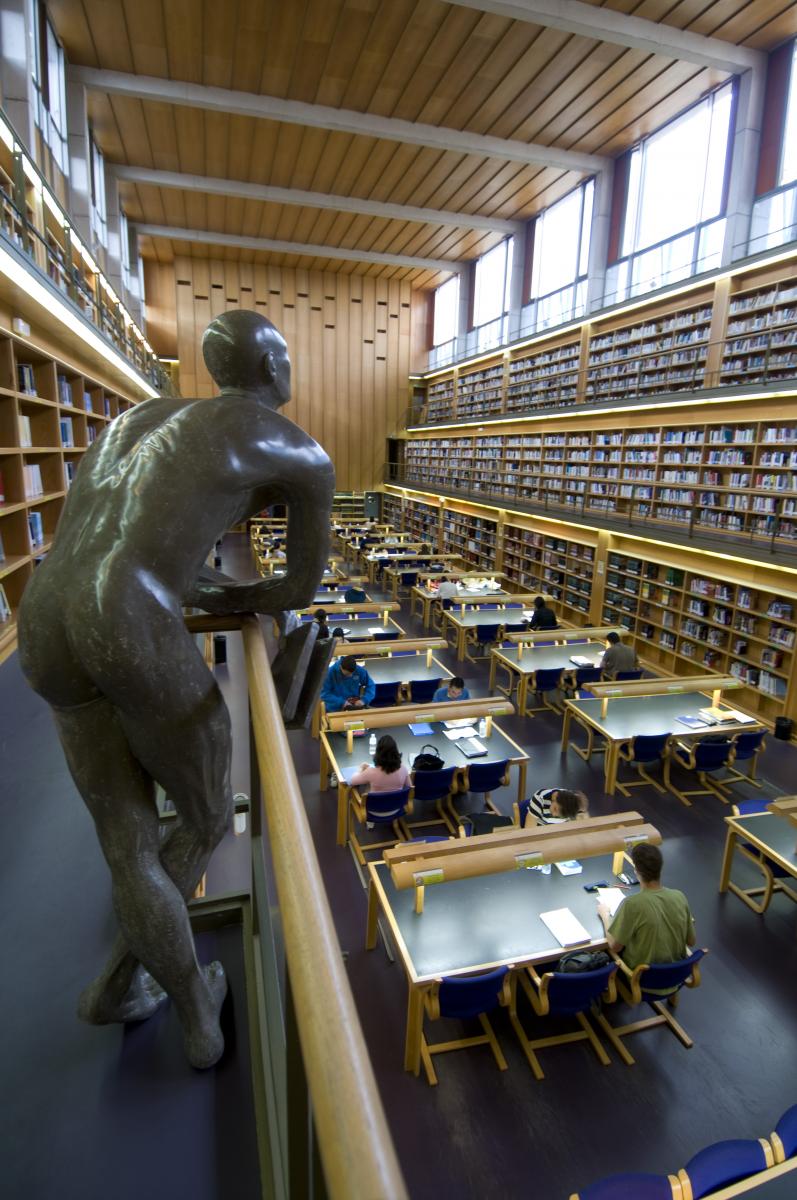 Imagen de archivo de la Biblioteca General, en el Campus de Tafira