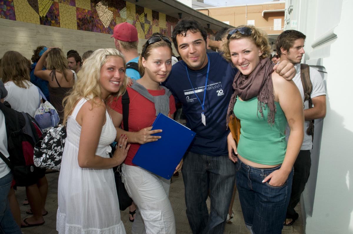 Imagen de archivo de estudiantes de movilidad